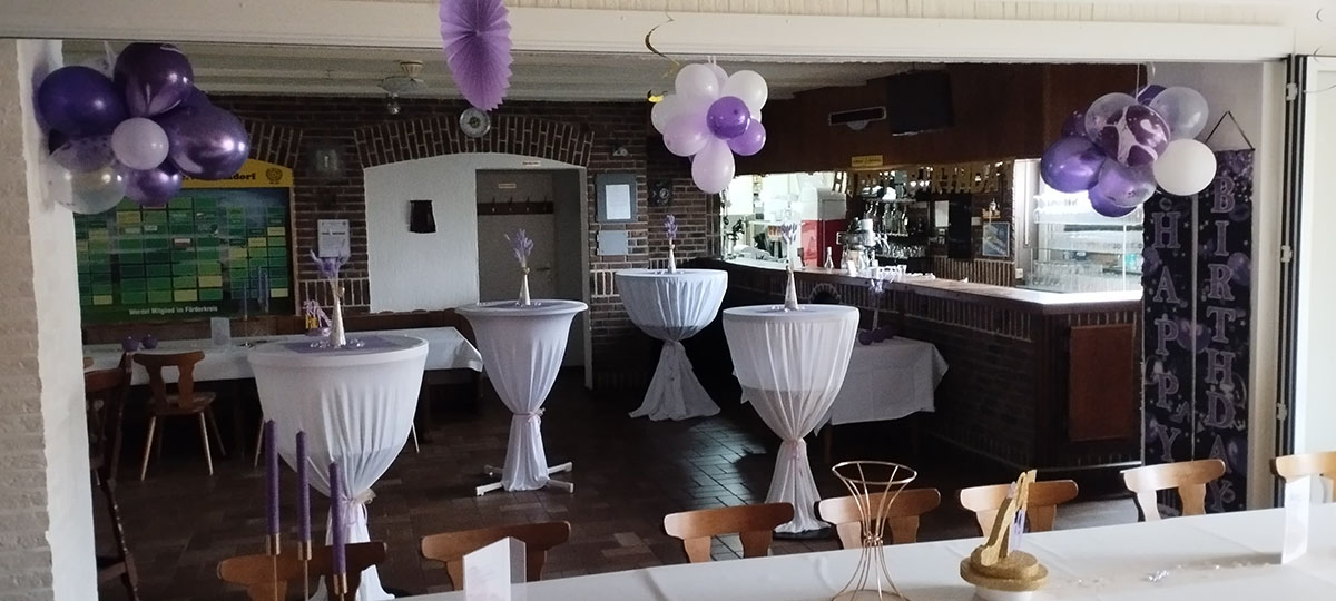 Ein Foto des Clubheims des SV. Alemannia Mariadorf