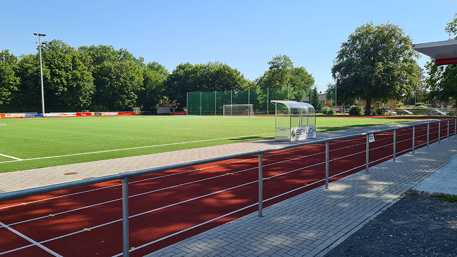 Die Sportanlage "Am Südpark" des SV. Alemannia 1916 e.V. Mariadorf