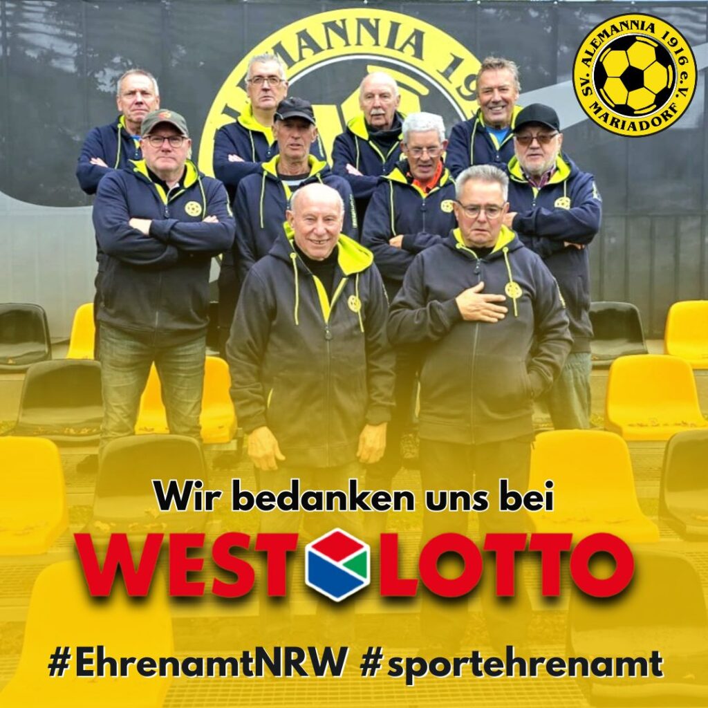 Foto der ehrenamtlichen Helfer von SV. Alemannia Mariadorf