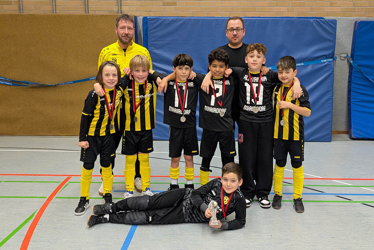Eine Jugendmannschaft des SV Alemannia Mariadorf