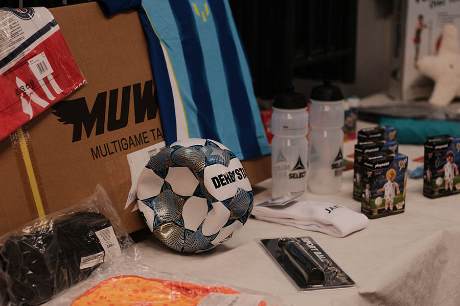 Ein Foto des Budenzauber 2026, einem Fußballhallenturnier in der Sporthalle am Klött in Alsdorf