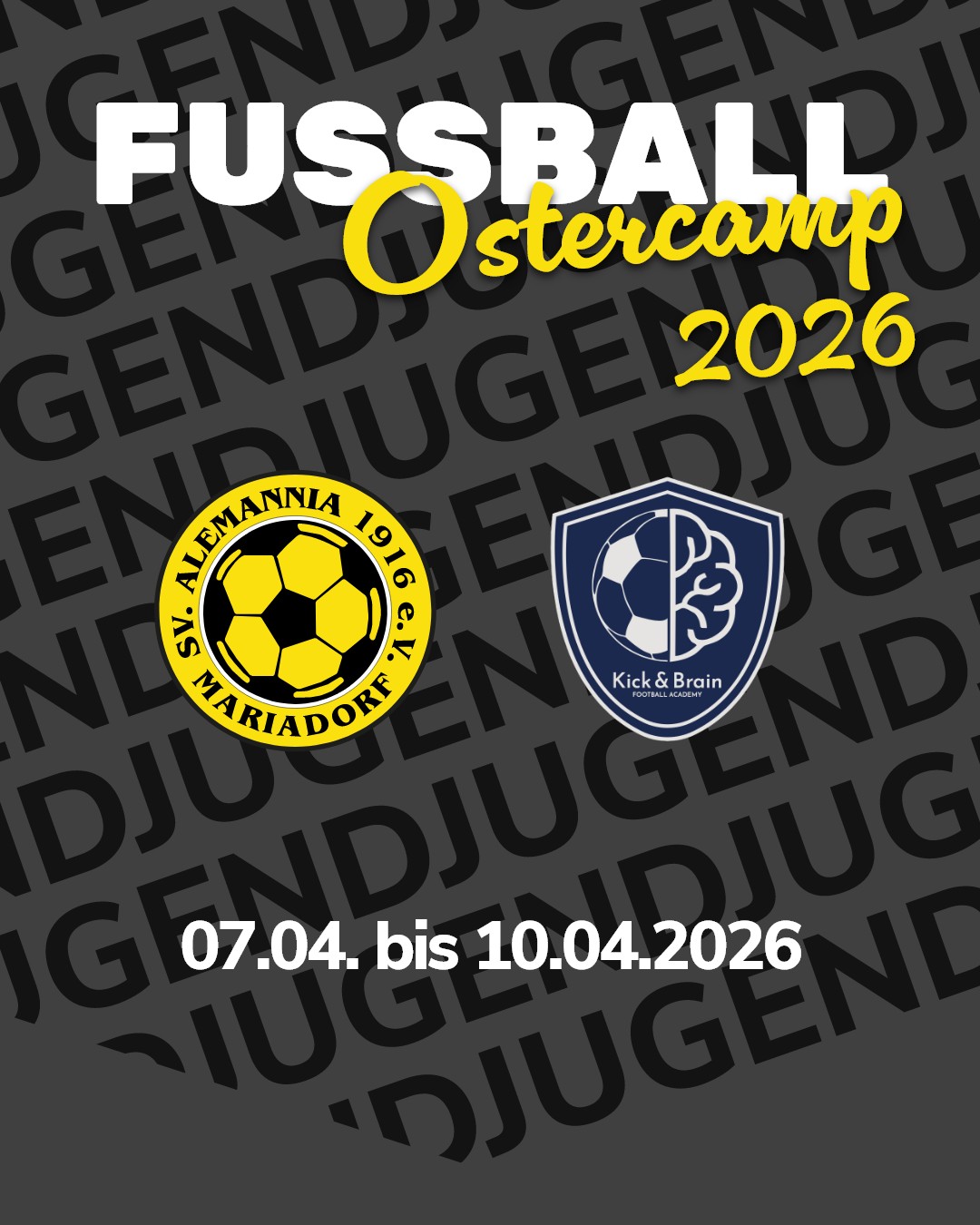 Fußballcamp in den Osterferien auf der Sportanlage von Alemannia Mariadorf